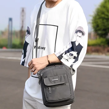 

Fashion Man Business Crossbody Shoulder Bag 2020 Vintage Men's Messenger Bags Canvas Shoulder Bag Printing Male Travel Handbag