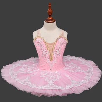 

2020 New Pink Ballet costumes for children small swan dance costume 110-170cm a tutu princess dresses for girls