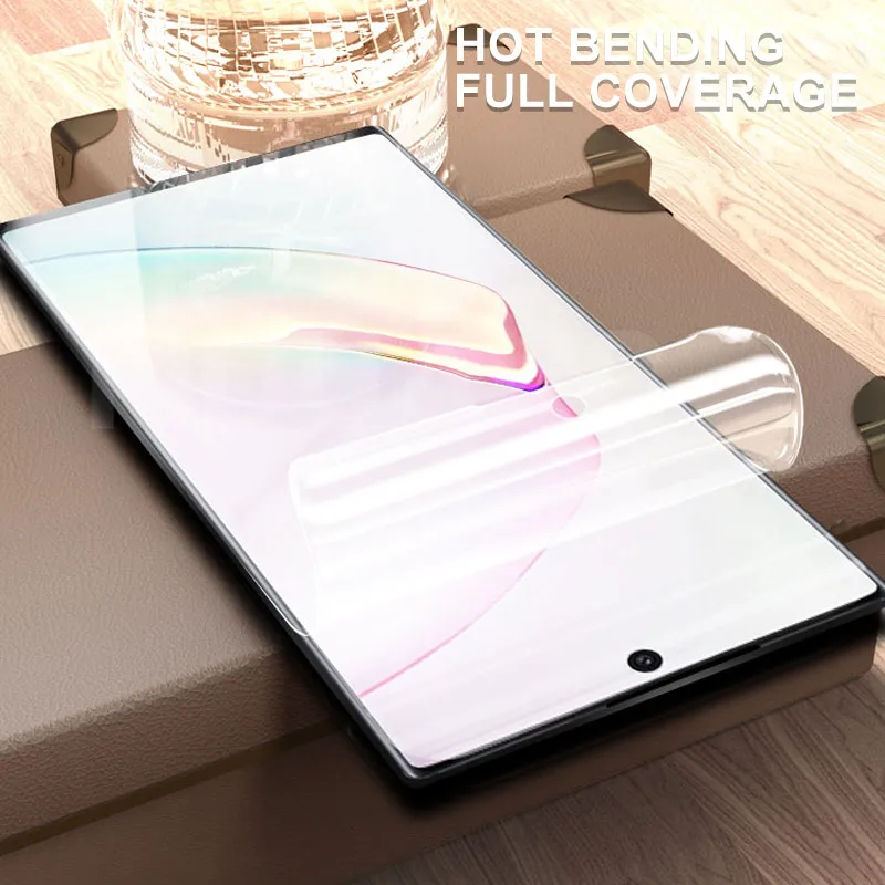 100D протектор экрана для samsung Galaxy S10 S9 S8 Plus 5G S10e гидрогель для samsung S7 Edge A6 A8 Plus полная изогнутая пленка