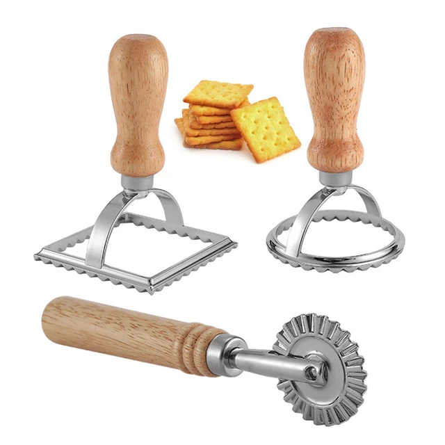 Pasta Maker Wheel Cutter, Biscuit Roller Molds For Baking And