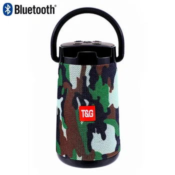 

High Power 30W TG138 wireless bluetooth speaker outdoor waterproof portable speaker subwoofer Soundbar with AUX TF Card Box