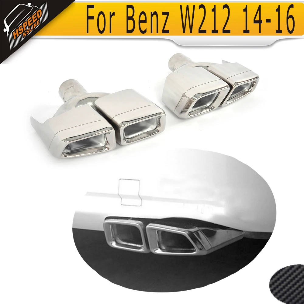 E класс выхлопных газов автомобиля Авто конец pips Муфельная Вентиляция для Mercedes Benz