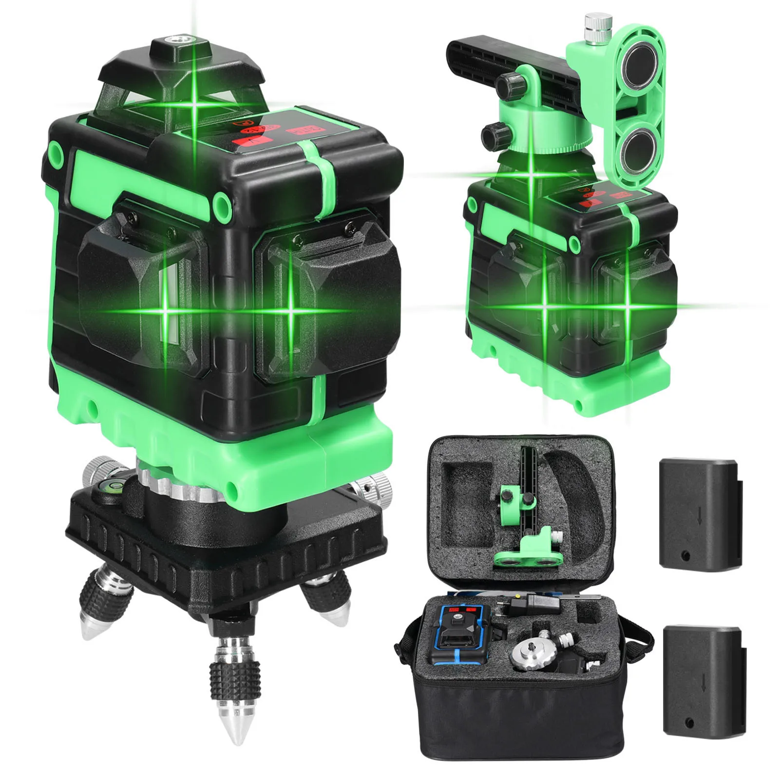 Mini3DLaserLevel12LinesGreenLightLaserLevelSelfleveling