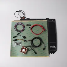 Prusa i3 mk2/mk2s to MK2.5 upgrade kit with MK52 12V heated bed, Noctua fan, PINDA V2 probe Prusa i3 mk2.5 heatbed kitkit clone prusa i3 mk3 magnetic heated bed mk52 wiring thermistor kit with magnet steel sheet 2pcs clear sticker for prusa i3 mk3