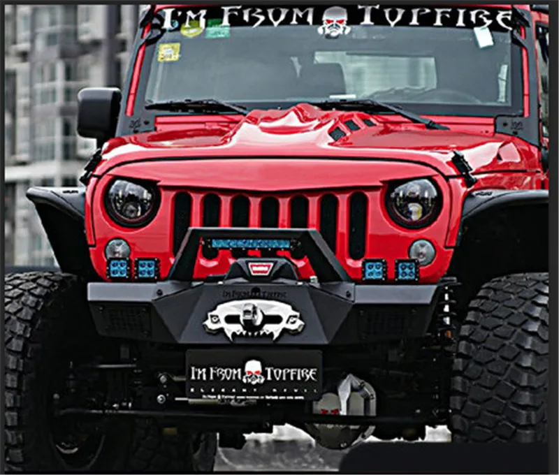 Спереди решетки радиатора для jeep wrangler tj изменение птица уход за кожей лица гриль