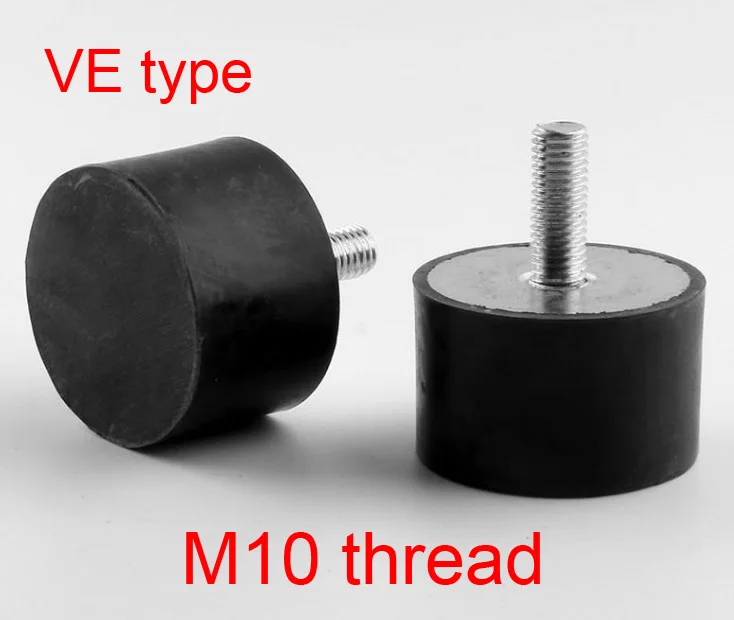m10 thread VE type Rubber shock absorber absorption column absorbing screw Shock cushion rubber damper Mount | Обустройство дома