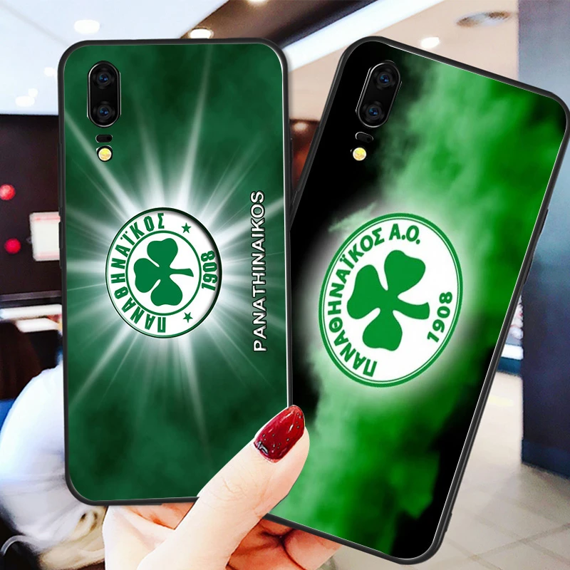 Чехол для телефона Mollo Huawei Mate10 Lite 20X Черный Мягкий ТПУ DIY чехол Panathinaikos FC Nova5 Mate 9 P30 Pro