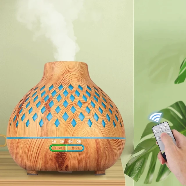 Diffusore di aromi da 500ml diffusore di aromaterapia in metallo bronzo per olio  essenziale umidificatore per lampada profumata a 7 colori per Baby Office  Home - AliExpress