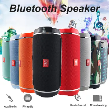 

Bluetooth Outdoor Speaker Waterproof Portable Wireless Column Loudspeaker Box Support TF Card FM Radio Aux Input PP3