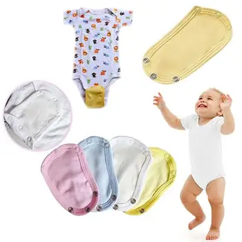 

New Practical Jumpsuit Diaper Soft Lengthen Extend Film Baby Romper Partner Fart clothes Solid Jumpsuit Bodysuit Extension New