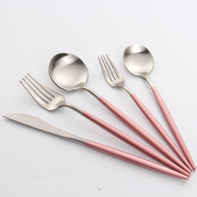 5Pcs-Black-Gold-Steel-Cutlery-Set-Knives-Forks-Spoons-Western-Dinnerware-Set-top-gradlery-Stainless