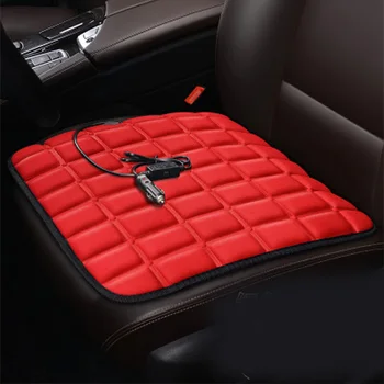 

43x43CM Heating Seat Car Cushion Warmer Pad W/Cigarette Lighter Plug Accessories