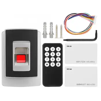 

IP65 Access Controlle Metal Waterproof 125KHZ RFID Card Reader Fingerprint Door Access Controller System Electric Conversion Kit