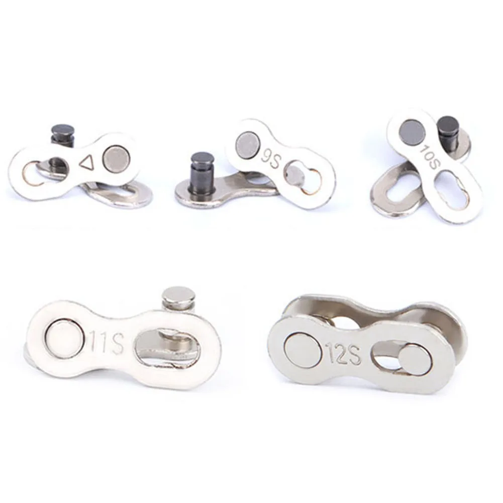 5 Set Bicycle Chain Connector 6/7/8/9/10/11/12 Speed Steel