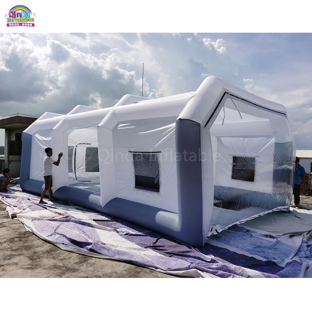 Cheap Prices Cabin Paint Inflatable / Inflatable Spray Booth / Inflatable Paint Booth For Car 3