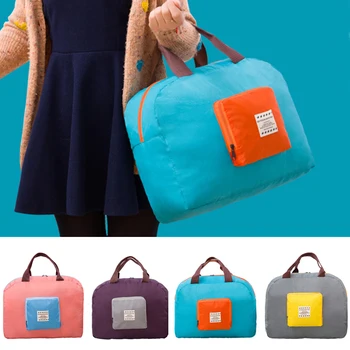 

2019 new nylon foldable travel bag unisex Large Capacity Bag Luggage Bags Women WaterProof Handbags men travel bags