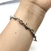 Gargantilla de alambre de púas estilo gótico Punk para mujer, gargantilla de hierro, estilo Hip-hop, pequeña pulsera de espinas, regalos ► Foto 1/2