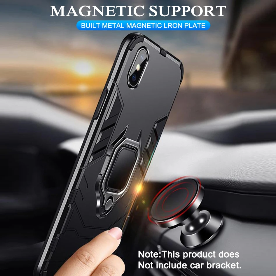 Бронированный противоударный чехол для iPhone 12 Pro Max 11 X XR XS Чехол держатель MINI 7 8 6 6S