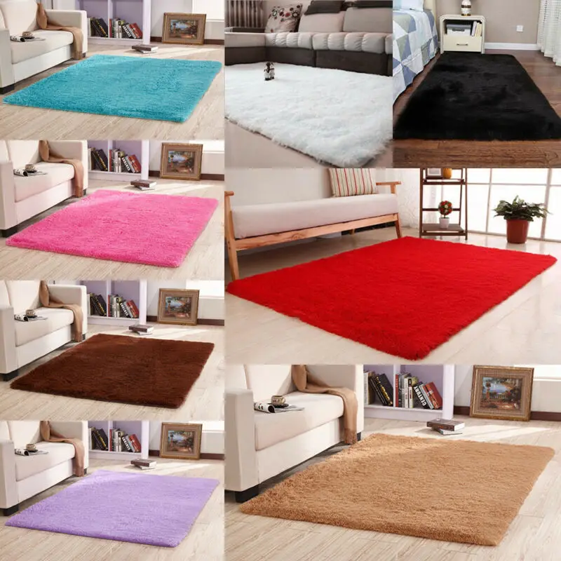 Shaggy Area Rugs Floor Carpet Living Room Bedroom Soft Fully Large Rug 80x120cm
