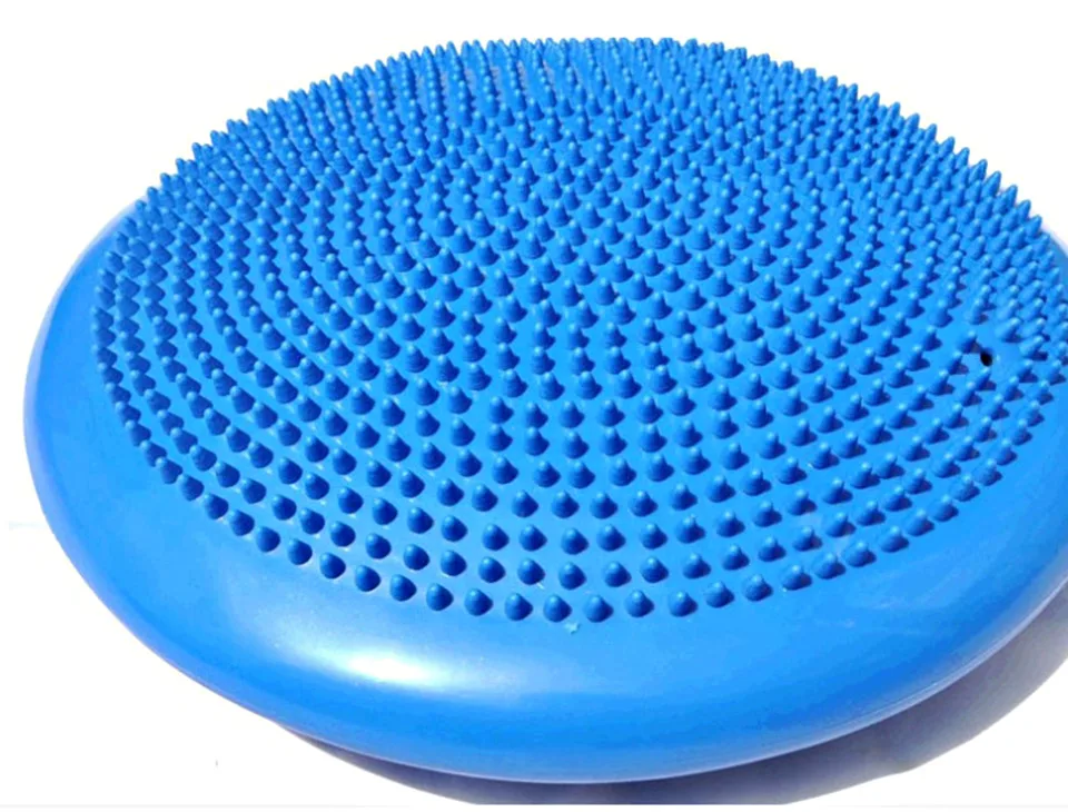 Newst Air Inflated Stability Wobble Cushion Balance Disc Twist Massage Workout Therapy Fitness Training Exercise Free Air Pump