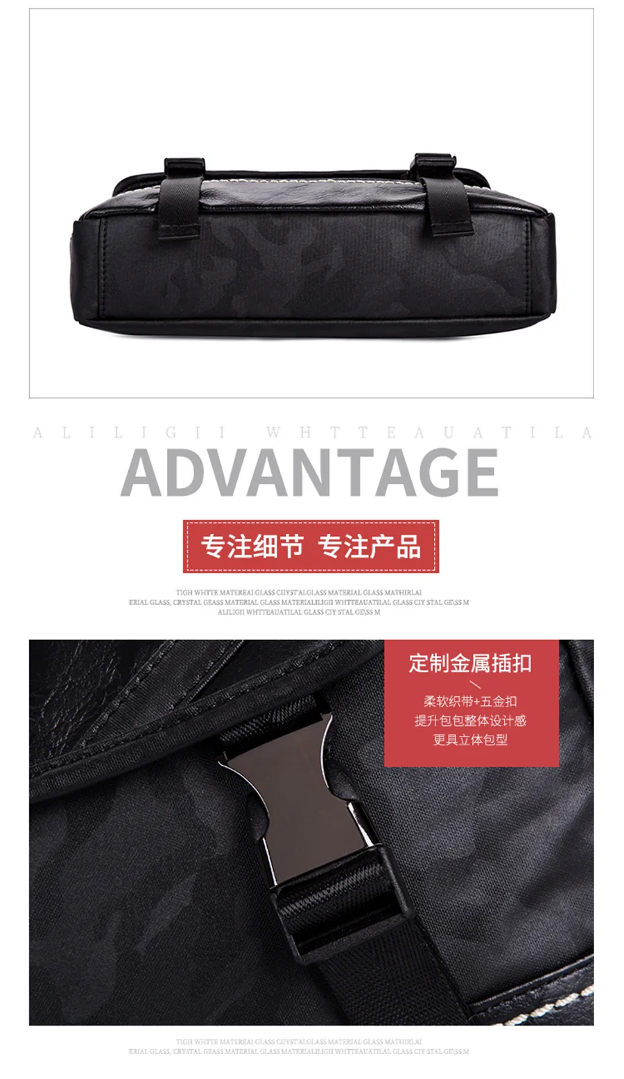 New men's shoulder bag diagonal multi-function casual men's fashion trend Joker classic men
