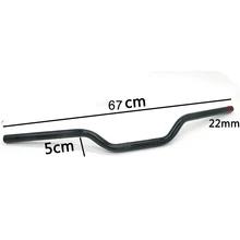 Мотоцикл 7/" Руль мотобайка 22 мм Бар для BMW KTM Honda Yamaha Suzuki Kawasaki скутер Мотор мото Ретро черная ручка бар
