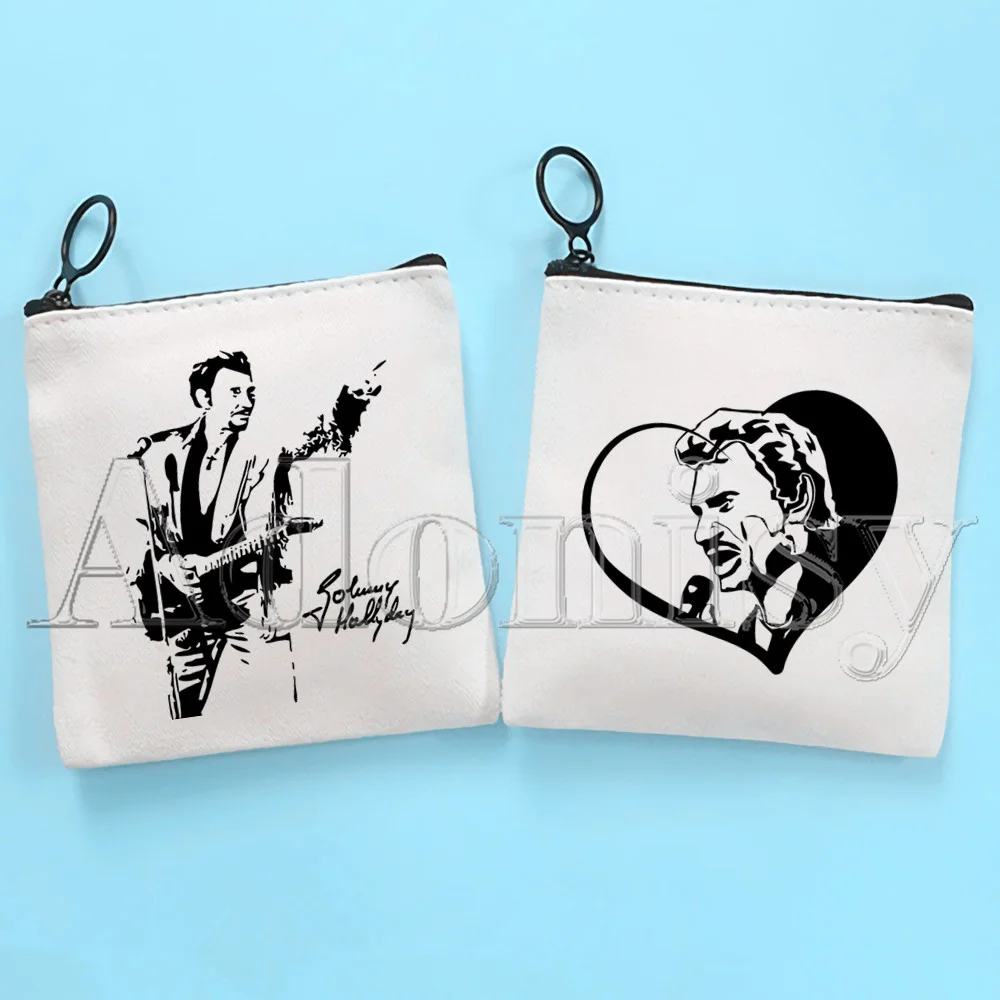 Johnny Hallyday Portemonnaie En Toile De