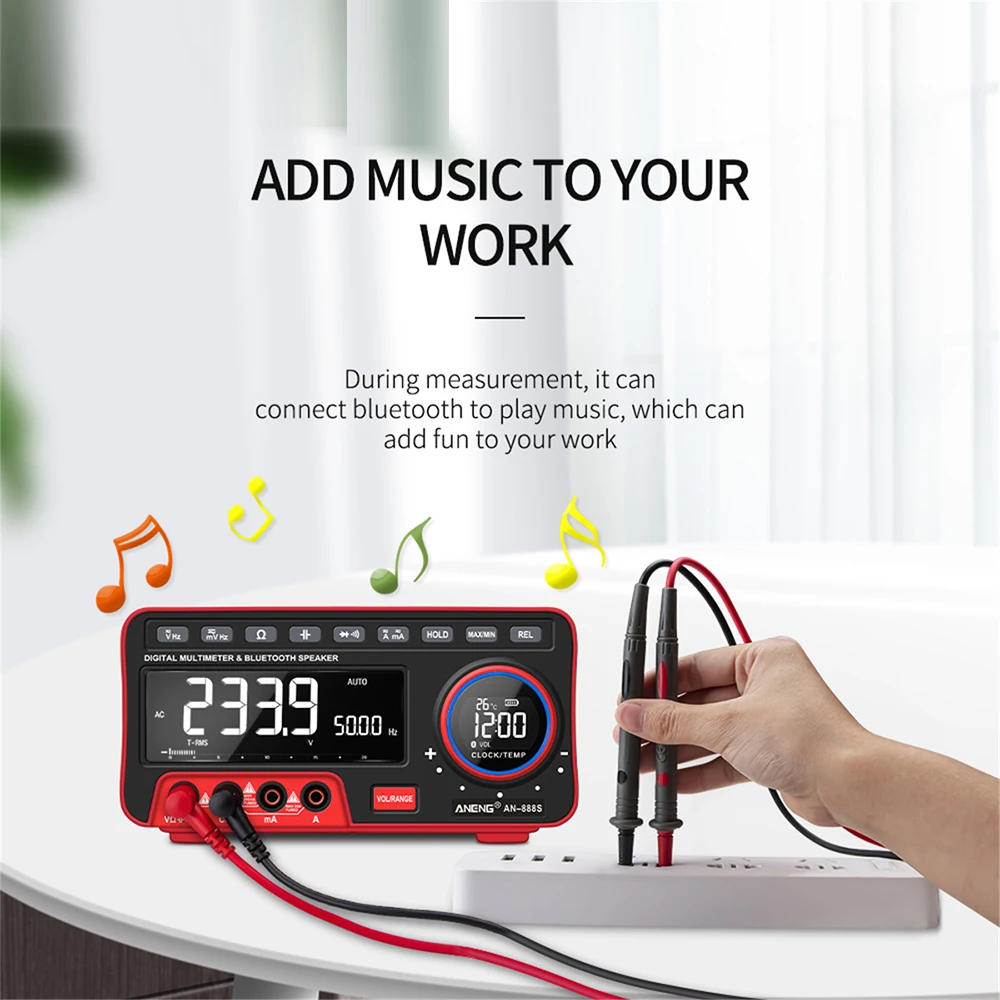 

Digital Multimeter Multifunction Automatic Range To Count High Precision Display