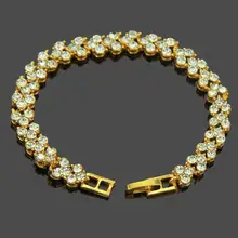 Хип-хоп женский браслет с цирконием и кристаллами, сплав, геометрический кубический цирконий, ледяной амулет, модный браслет, ювелирные изделия