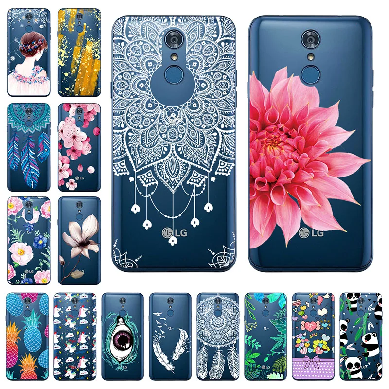 

5.5" Phone Cases For LG Q7 Case Silicone Transparent Soft TPU Cover For Funda LG Q7 Plus LG Q7 alpha LG Style /L-03K Bags Bumper