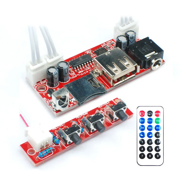 Usb u-диск T-Flash Micro-Sd карта декодер MP3-плеер Поддержка Mp3 Wav пульт дистанционного управления функция однократного повтора