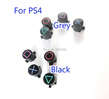 

50sets 4 in 1 Repair Part Replacement for Sony Playstation Dualshock4 PS4 Gamepad Controller Circle Square Triangle ABXY Buttons