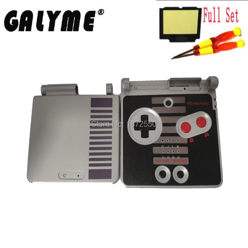 Лидер продаж для Gameboy Advance SP Classic NES limited edition корпус на замену объектива экрана для GBA SP Корпус чехол