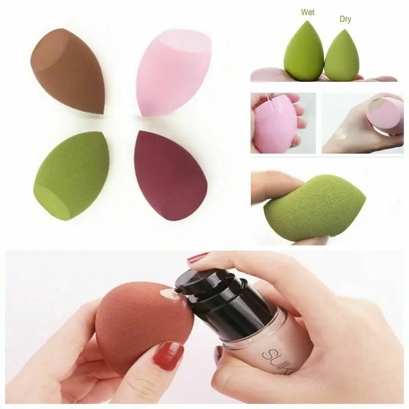 

1 pcs Beauty Makeup Sponge Water Drop Shape Cosmetics Powder Puff for Lady Foundation Concealer Cream Professional Make Up Tool