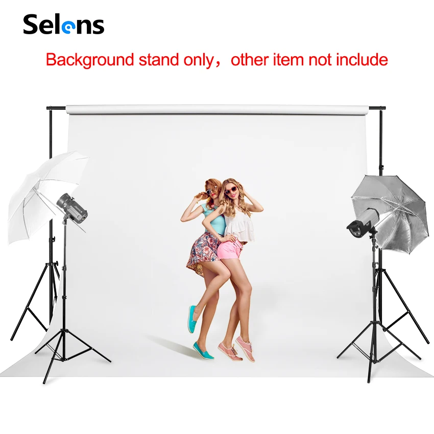  Photography Background Backdrop Stand Support System Kit for Photo Studio Muslin Backdrops Paper an