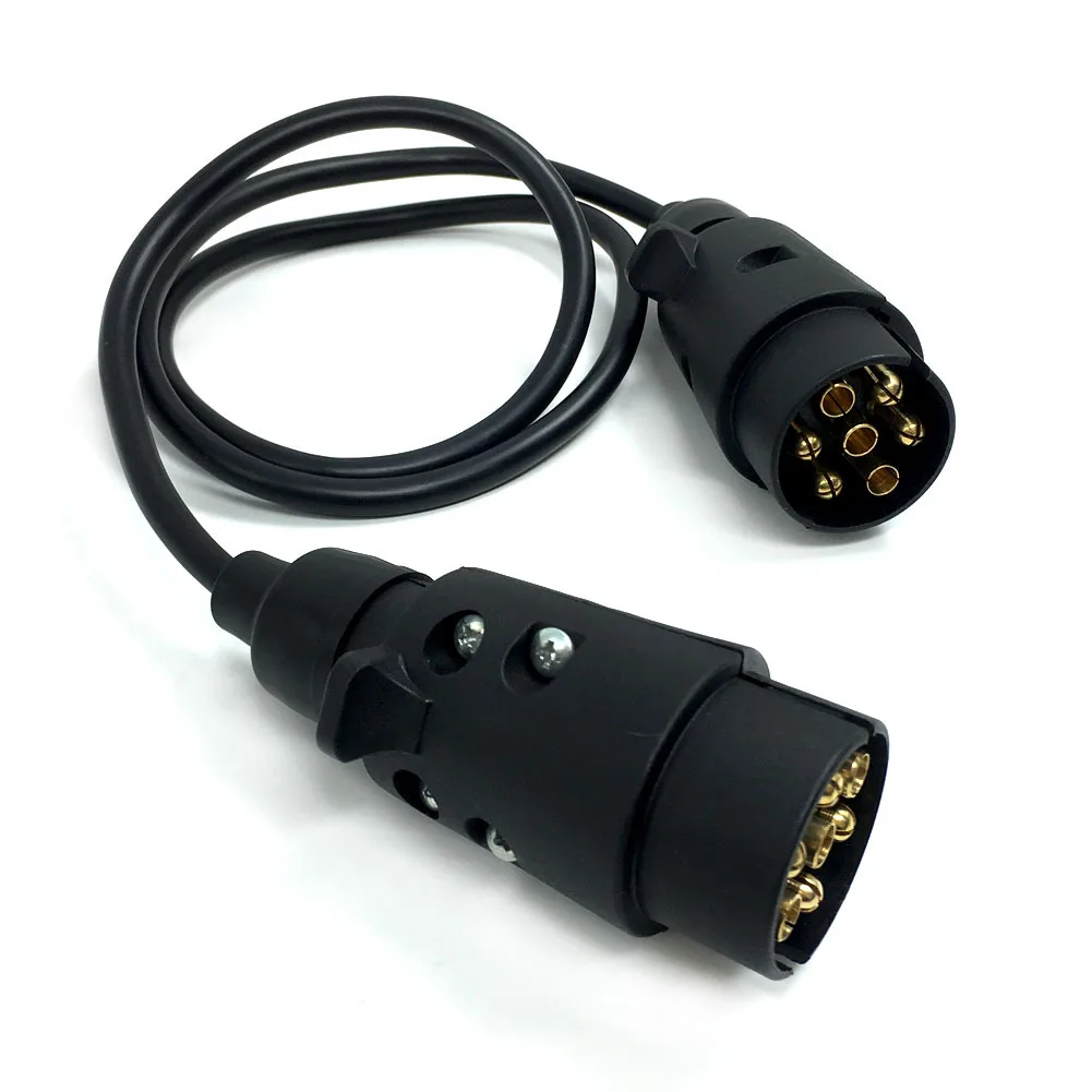 

Tirol Caravan 7 Core 12 Volt Plug with Cable Truck Trailer Cable Connector Lights Explicit Car Accessories