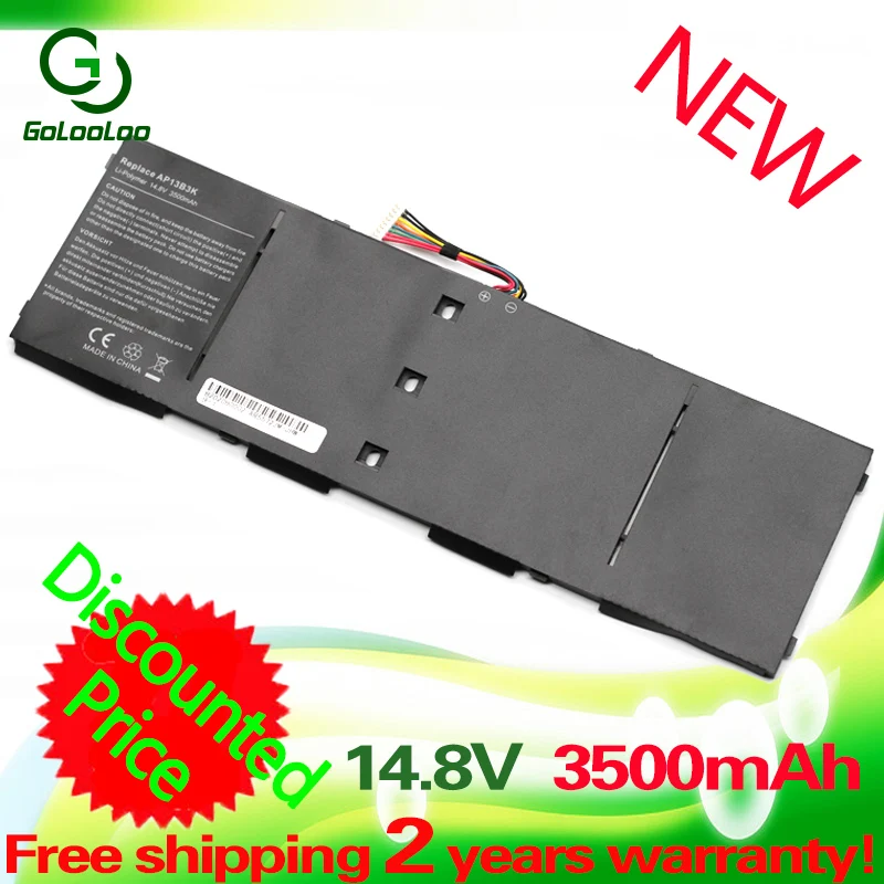 Golooloo 14,8 V ноутбук Батарея для acer Aspire AP13B3K AP13B8K M5-583P R7 V5-572P R7-571 V5-572G V5-572 ES1-511 V5-473PG V5-552PG