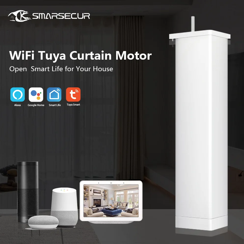 Tuya граффити умный дом умный занавес мотор умный WiFi мотор белый