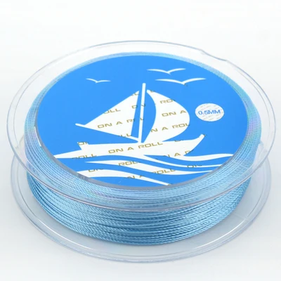 30 45m 0.5mm Nylon Cord Thread Chinese Knot Macrame Cord Bracelet Braided String DIY Tassels Beading Jewelry Cord String Thread - Цвет: 30