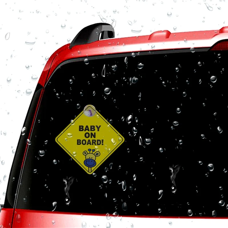 Baby ON BOARD Warning Safety Sign Stickers Car Sticker Vinyl Decal  For Body Door Window Sticker Car Styling