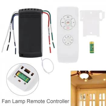 

Timing Wireless Adjusted Controller / Receiver Ceiling Fan Lamp Remote Control Kit with 4 Interfaces for Control Switch
