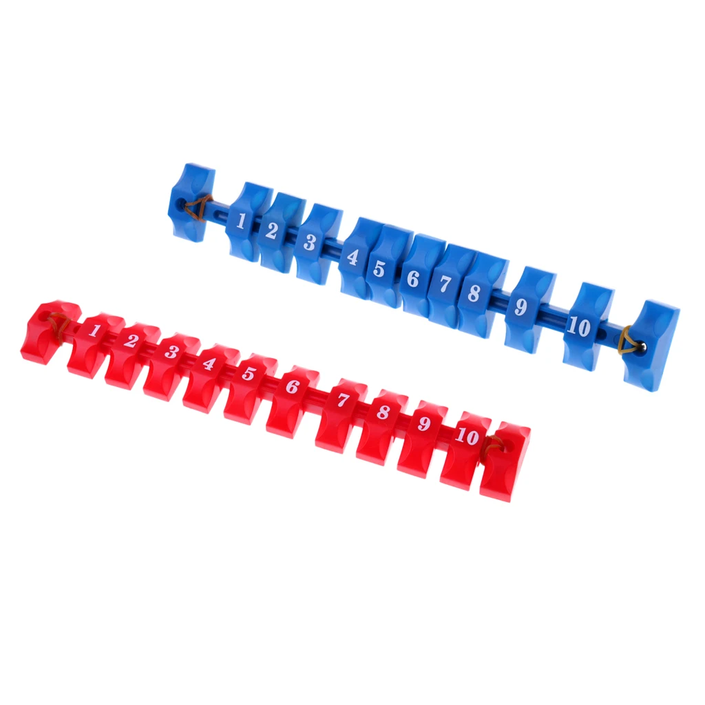 2 Pieces Blue & Red  Foosball Soccer Table Football Counter Score Units Keeper