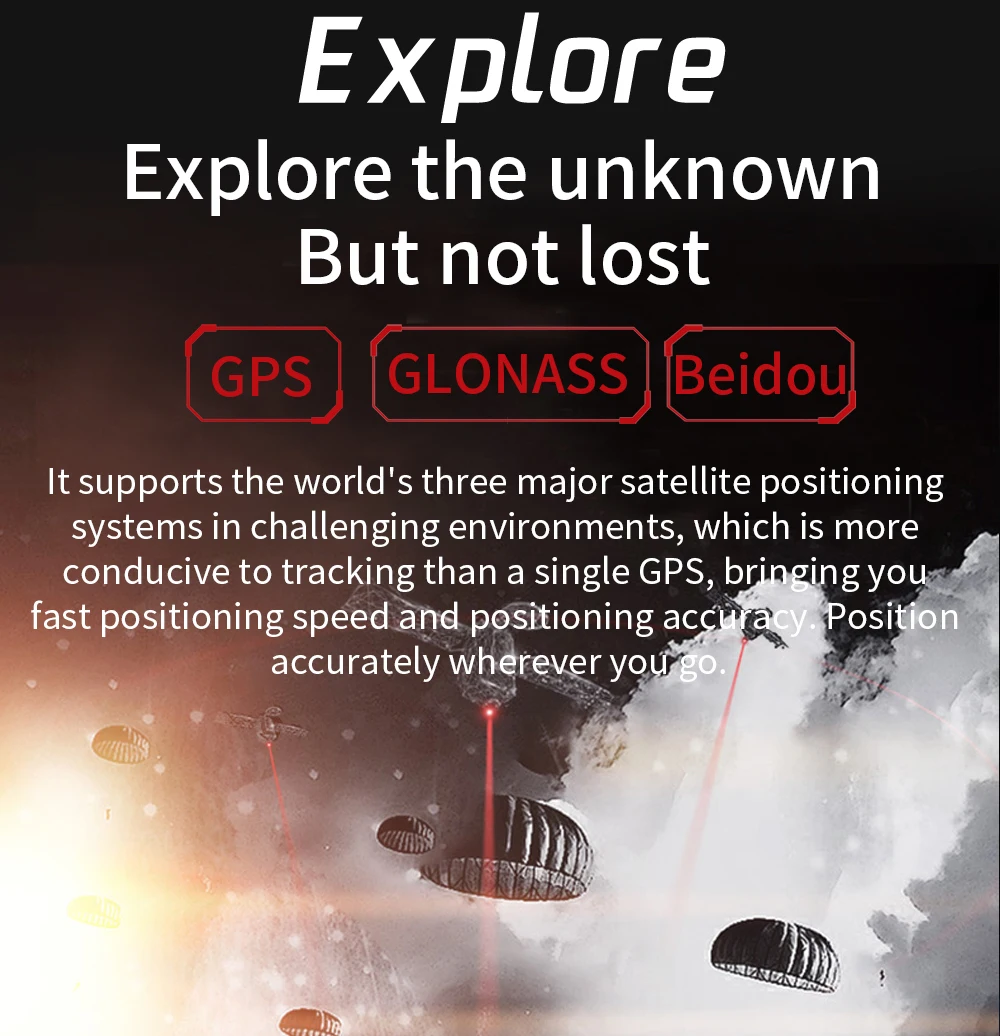 Outdoor Watch with GPS eXPLORATION