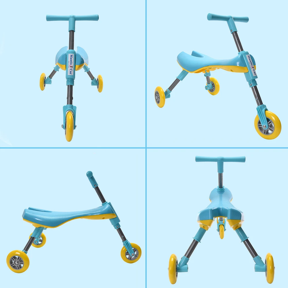 fly bike foldable toddlers glide tricycle