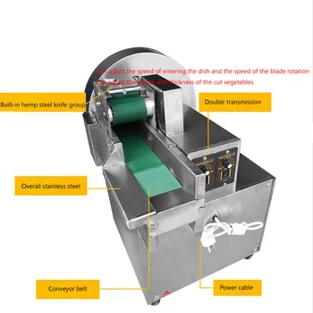 

Commercial Vegetable Cutter Machine Slicer Cut Loofah Fruit Potato Radish Stainless Steel Vegetable Cutter Machine