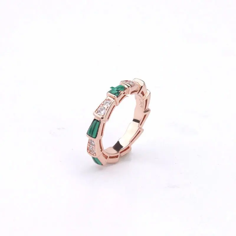 Titanium and steel metal ring, white shell and green shell inlaid with diamond original design jewelry, wedding jewelry, couple