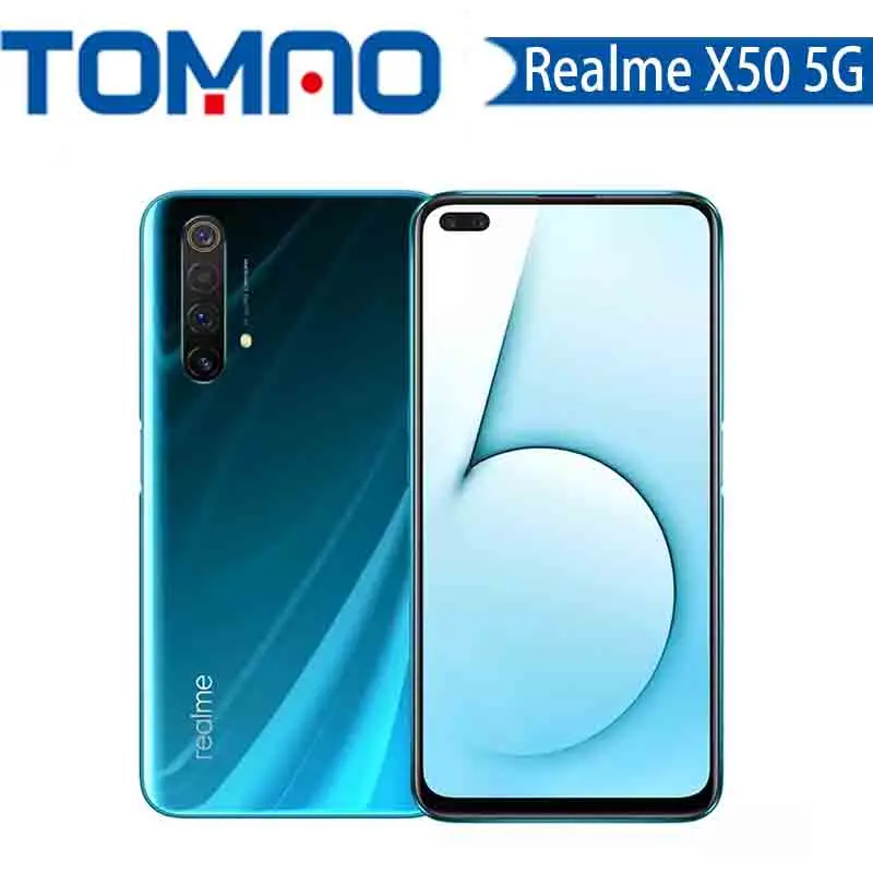 Смартфон Realme X50 X 50 5G 6 ГБ 8 12 64 128 256 ROM мегапиксельная четырехъядерная камера 30 Вт