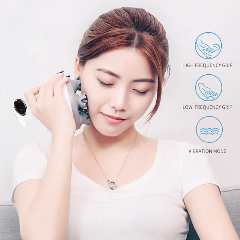 

4D Electric Scalp Massager Pressure Massager Wireless Scalp Massager Waterproof Points to Relieve Health Care With Vibration