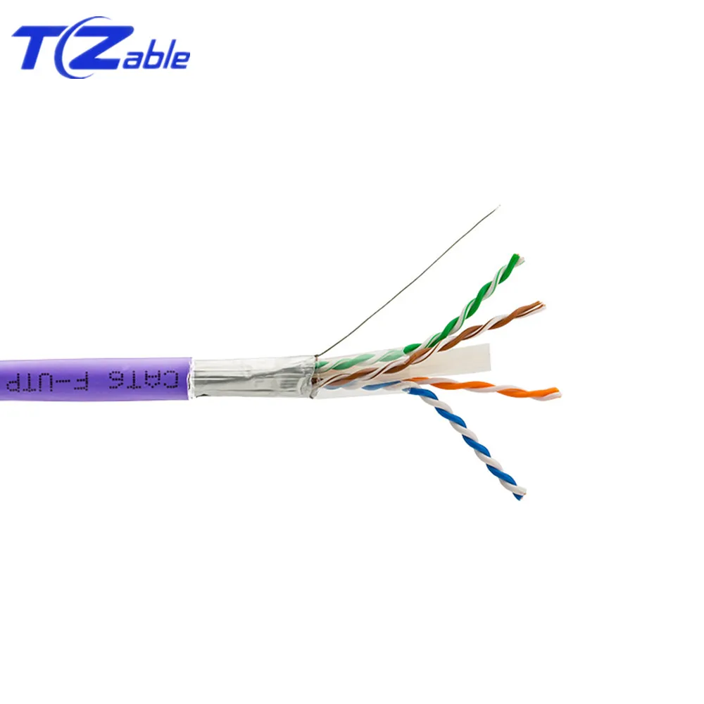Кабель Ethernet длиной 50 м экранированный плетеный кабель Cat6 Lan из чистой меди