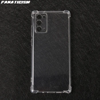 Preise 2000pcs Anti-knock Weiche TPU Telefon Fall Für Samsung Galaxy Note20 Hinweis 20 Ultra Clear Fall Airbag Stoßfest 1,5mm Silikon Abdeckung